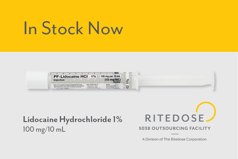 Ritedose Launches Critical SingleDose Syringe Product Amid National