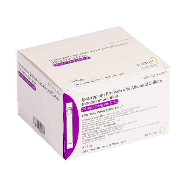 Ipratropium Bromide + Albuterol Sulfate Inhalation Solution - Image 2