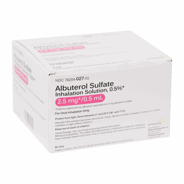 Albuterol Sulfate Inhalation Solution / 0.05%