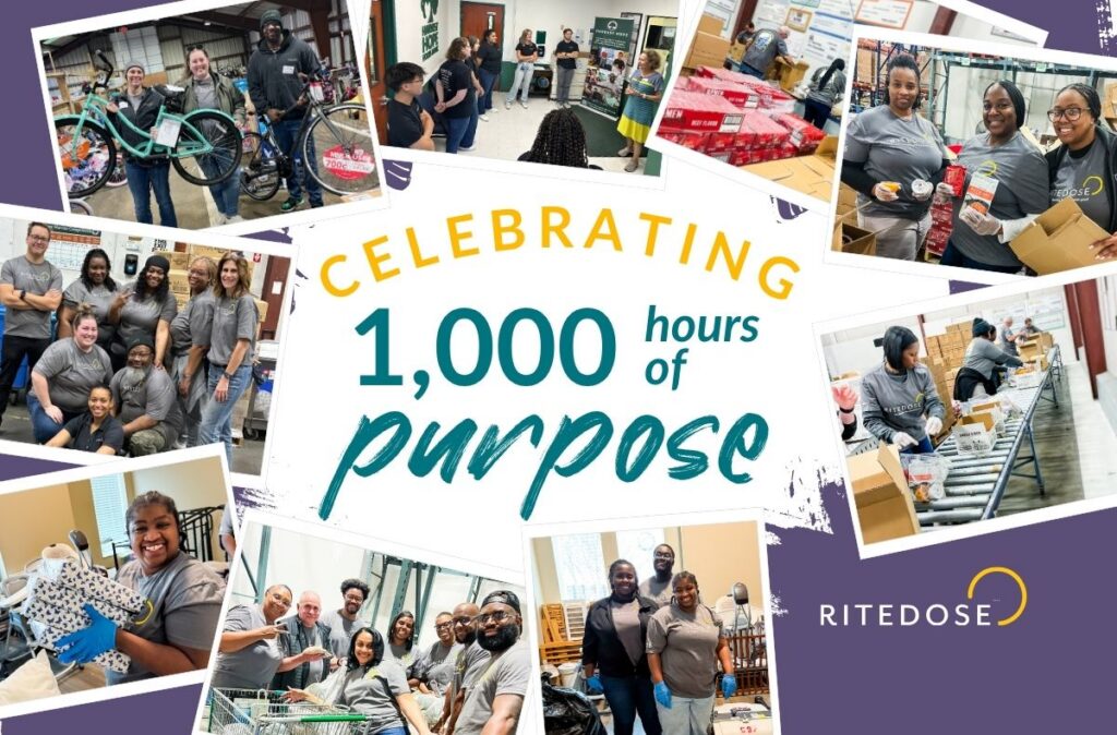 Ritedose community service volunteers supporting Midlands nonprofits