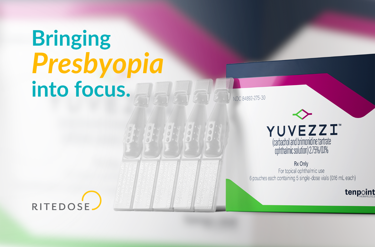 Ritedose presbyopia eye drop manufacturing